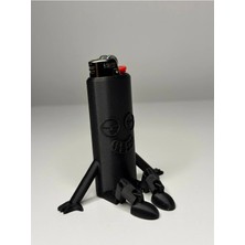 FunkyFlame Eğlenceeli  Oturan Karakter Tasarımlı  Koleksiyonluk Hediyelik Çakmak