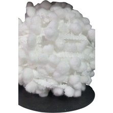 Urfakent Sıralı Ponpon 1 Metre Beyaz