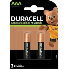 Urfakent Şarj Edilebilir Pil 2'li Aaa 750 Mah