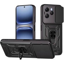 Adige Tecno Spark 40 Kılıf Pars Yüzüklü Standlı