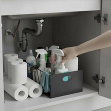 Decorelax 25'lik Raylı Dolap Içi Çekmece Siyah