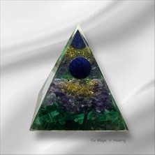 Zodyak Doğal Taş Doğal Taş Lapis Lazuli Malahit Ametist Orgon Piramit