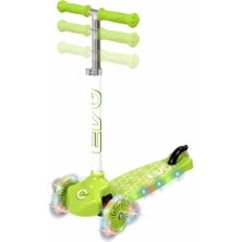 Urfakent Evo Scooter 3tkr Işıklı Max 50KG Yeşil