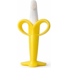 Urfakent Buffer® Muz Şekilli Diş Kaşıma Aparatı – Bebekler Için Silikon Diş Kaşıyıcı, Diş Çıkarma Oyuncağı