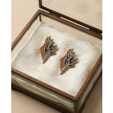 Zaytoon 2\'li Filistin Haritası Yanında Zeytin Dalı Gümüş Renkli Unisex Menili Yaka Rozeti A300042-02