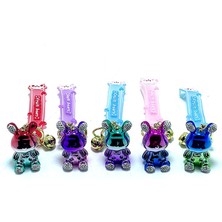 Urfakent Taşlı Ayıcık Silikon Anahtarlık Model 1