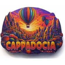 Urfakent Kapadokya Temalı Silikon Buzdolabı Magneti Model 2