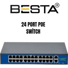 Urfakent F2420GBL-A 24 Port 10/100/1000 Poe Switch
