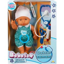 Urfakent 30111 Doktor Zamanı Sesli Bebek Seti 35 cm (Ürün Oyuncaktır)