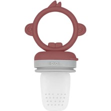 Urfakent Silikon Püre Meyve Sebze Emziği Velvet Rose / Powder Grey