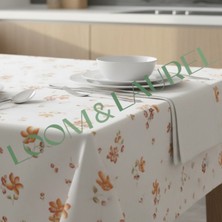 Loom & Laurel Baskılı Yıkanabilir Masa Örtüsü Mutfak Bahçe Piknik Masa Örtüsü