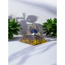 Zodyak Doğal Taş Orgon Piramit Lapis Lazuli Piramit Doğal Taş Meditasyon