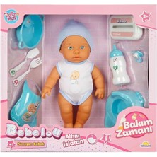 Urfakent 3823 Bakım Zamanı Sesli Gülen Ağlayan Bebek 32 cm -Nessiworld