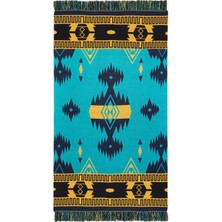 Alanui Icon Jakarlı Yün Karışım, Italyan Tasarımı El Işçiliği Battaniye