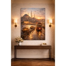 Artease İstanbul Ayasofyada Günbatımı Kanvas Tablo