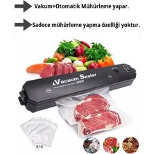 Hopinip Gıda Vakum ve Mühürleme Makinesi- Yiyecek Tazeliği Koruma Ev ve Restoran Için ( Lisinya )