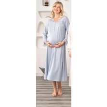 Bone 5911 Kadın Lohusa Müslim Yaka Gecelik