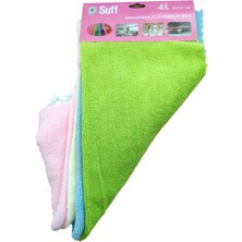 Fantastik Store Suff Mikrofiber Oto Temizlik Bezi Havlu 4'lü 32X32CM