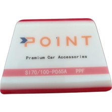 Fantastik Store Point Ppf/tph Silikon Çekçek Ragle Cam Filmi Çekme Uygulama Aparatı Kırmızı 10X7CM P065A