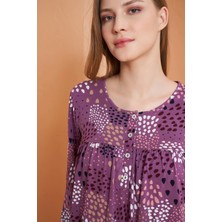 Pjs 27165 Kadın Uzun Kol Gecelik