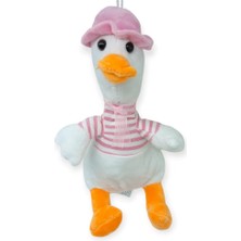 Hopinip Peluş Sevimli Hayvanlar 25 cm - Pembe Ördek (Lisinya)