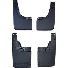 Mabelme Store Volkswagen Amarok Uyumlu Büyük Boy Paçalık Tozluk Çamurluk 4'lü Ön Arka Takım Siyah