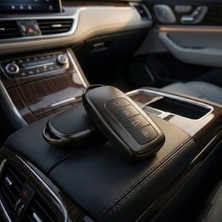 Fantastik Store Chery Omoda 5 Tiggo 7 Tiggo 8 Tiggo 8 Pro Uyumlu Smart 3 Buton Silikon Oto Anahtar Kumanda Kabı Kılıf Füme