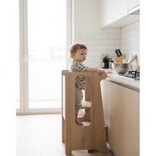 Missidea Ahşap Montessori Öğrenme Kulesi – Çok Fonksiyonlu Model