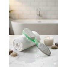 abnturk 4 Fonksiyonlu Ayak Bakım Fırça Ponza Taşı Metal Törpü ve Tırnak Törpüsü