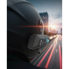 Uslucan Alışveriş Su Geçirmez Motosiklet Kask Kulaklık 1000MAH Batarya