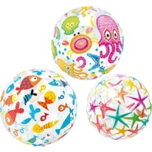 Hopinip Intex 51 cm Meyve Desenli Deniz Topu - 59040 (Lisinya)