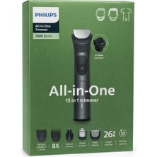 Philips All-In-One Trimmer 7000 Series 15’i 1 Arada Erkek Bakım Seti – Sakal Saç Vücut Tıraş Makinesi Kablosuz Su Geçirmez Profesyonel Trimmer