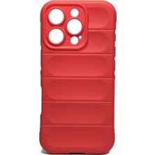 Ve Kırmızı iPhone 16 Pro ile Uyumlu Love Serisi Darbeye Dayanıklı Kamera Korumalı Silikon Kılıf