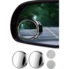 Fantastik Store Yuvarlak Dönerli Oto Motosiklet Kör Nokta Aynası 2'li Krom BH-1003