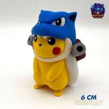 Neptune3D #0025 Blastoise Poncho Pikachu Figürü
