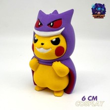 Neptune3D #0025 Gengar Poncho Pikachu Figürü
