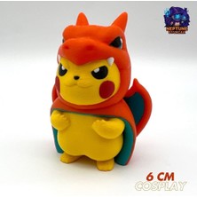 Neptune3D #0025 Charizard Poncho Pikachu Figürü