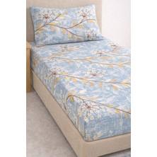 Tek Kişilik Desenli Lastikli Çarşaf Seti 100X200 cm + 1 Yastık Kılıfı 50X70