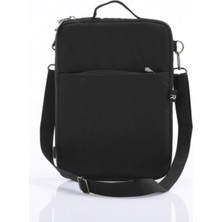 Roxbros Lenovo Tab 10.1 Inç Uyumlu Askılı Tablet Çantası - Su Geçirmez Koruyucu Bölmeli Tablet Kılıfı