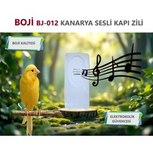 Boji 12V Kanarya Sesli Kapı Zili (Pil Gerektirmez)