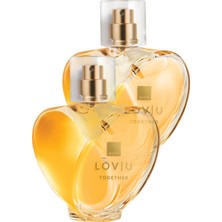 Avon Lov U Together Kadın Parfüm Edp 50 Ml. Ikili Paket
