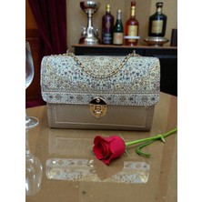 Kilitli Zincirli Kadın Çanta