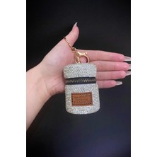 Jaida Moda Zirkon Taşlı Bozuk Para Anahtarlık ve Çanta Charmı Vip Seri