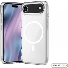 Gtc iPhone 17 Air Uyumlu Şeffaf Sert Mika Sararma Yapmayan Magsafe Kılıf