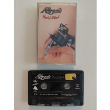 Plakperest Poison  – Flesh & Blood - 1990 Türkiye  Basım Kaset Albüm-2.el
