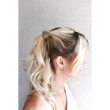 Caş Dekorasyon Kahverengi Leopar Desenli Mandal Toka (Orta Boy)