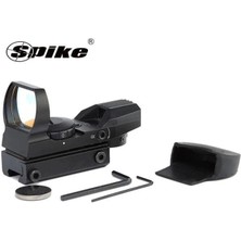 İlkyaz Fashion 1X22X33MM Red Dot Refleks Dürbün - 4 Farklı Nişangah Tipi 22MM Ray Uyumlu ILKYZ-KRGRS34