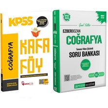 Hoca Kafası Kpss Coğrafya Konu Anlatımı Kafa Föy ve Pegem Soru Bankası Seti 2 Kitap