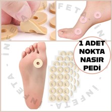 İnfeta Ayak Nokta Nasır Pedi 1 Adet Sünger Yastıklı Koruyucu Ped