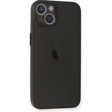 Azrlya Newface iPhone 14 Kılıf Pp Ultra Ince Kapak - Gri